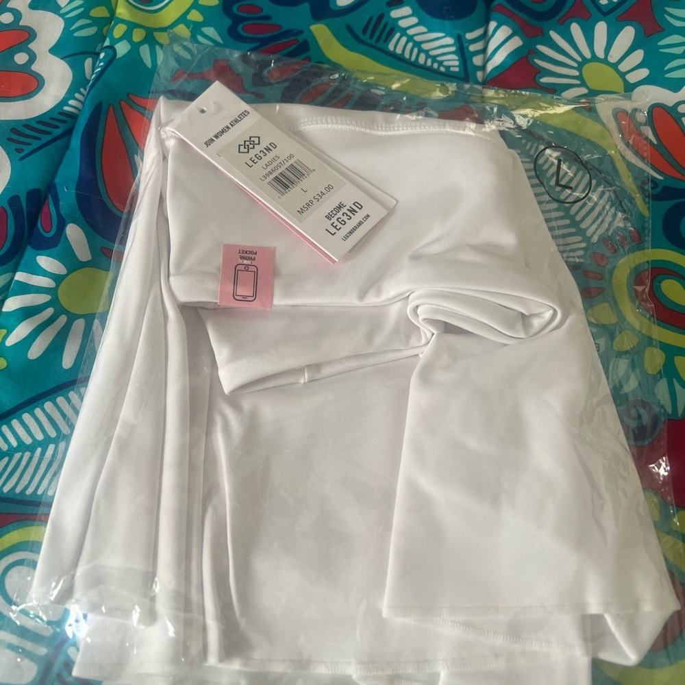 White Athletic Skirt